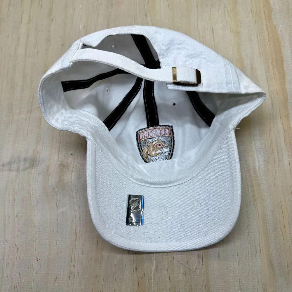NEW Florida Panthers '47 Clean Up Adjustable Buckle Cap Hat White Cotton